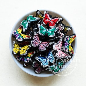 New Butterfly Focal Silicone Beads, Wholesale Beads, Butterfly Silicone Beads, Charm Beads