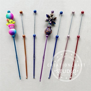 3.0mm Crochet Hooks,DIY Personalized Knitting Needles,Beadable Crochet Hooks,Beadable Blank