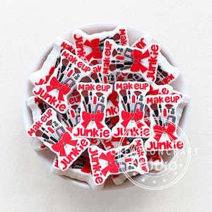 Makeup Focal Beads,Makeup Artist Silicone Beads,DIY Keychain,for Jewelry