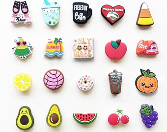 Decoendiy 10 Perline Silicone A Forma Di Avocado, Simpatiche Perline Frutta Cartone Animato, Foro Grande, Per Bracciali E Collane Fai Da Te