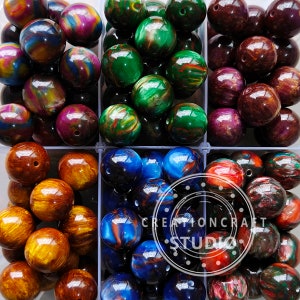 20mm Pearlescent Jelly Bead Chunky Bubblegum Pearls,Acrylic Gumball Beads,20mm Beads