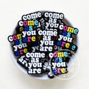 Come As You Are Focal Silicone Beads, Silicone Loose Beads Bulk