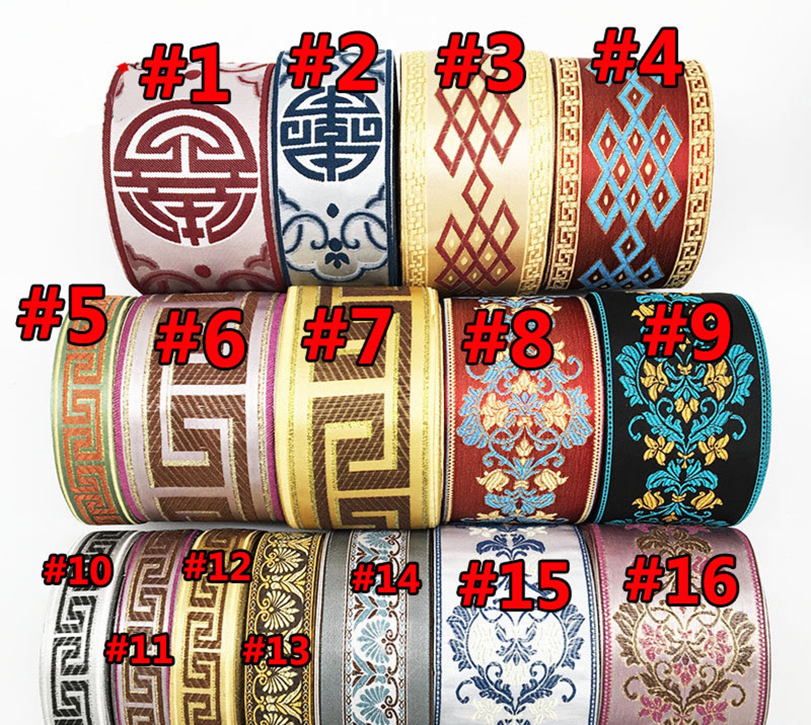 Vintage Ethnic Embroidery Lace Ribbon Lace Trim DIY Home Etsy