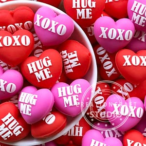 3D Hug Me Herz Perlen, Valentinstag Fokal Silikonperlen,Bulk Perlen,Silikon Fokal Perlen,Stiftperlen