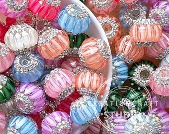 Assorted Rhinestone Crystal Beads,Charm Beads,Acrylic Beads,Sparkle Beads,Fancy Beads