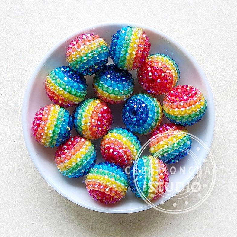 23mm Acrylic Beads 