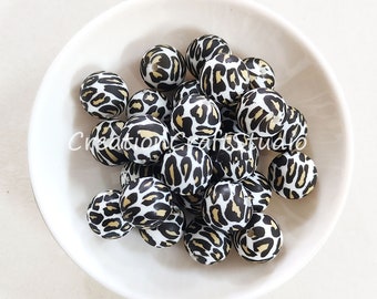 75 Pezzi Perline In Silicone 15 Mm Portachiavi Collane