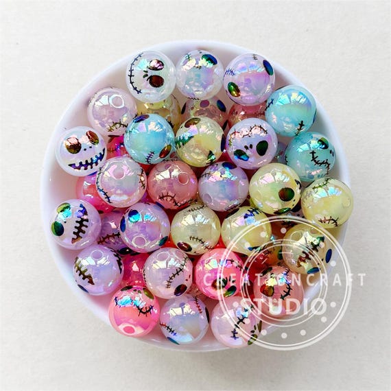 Halloween Gumball Beads- 02 Halloween Gumball Beads- 02
