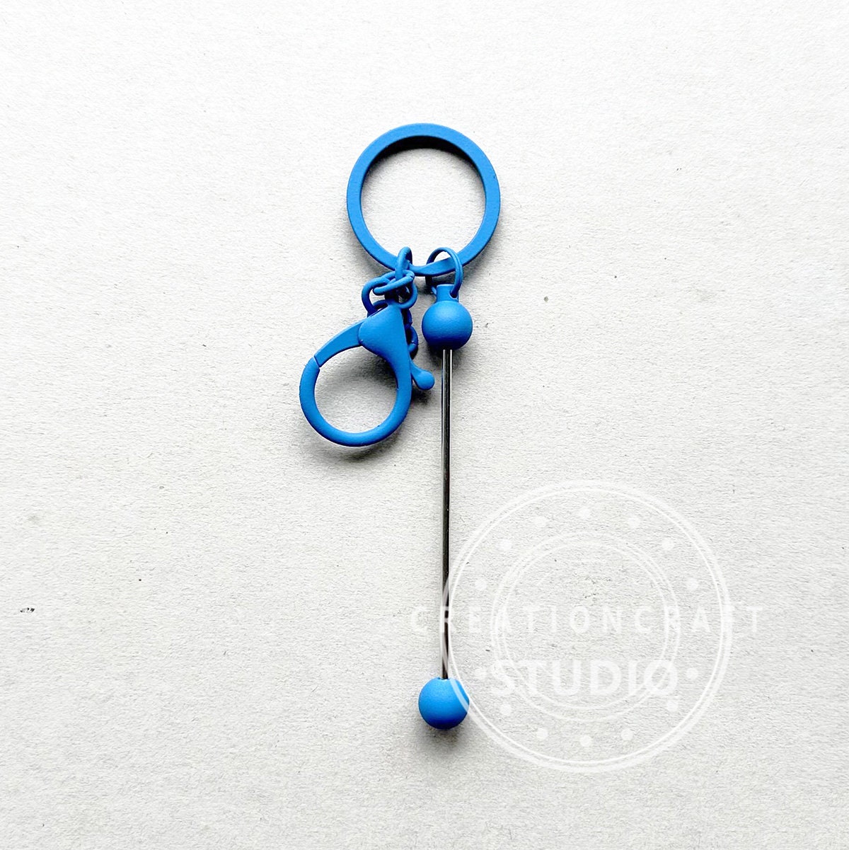 Wholesale Iron Bar Beadable Keychain for Jewelry Making DIY Crafts 