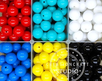 15mm Shiny Round Silicone Beads,Liquid Silicone Beads, Loose Beads, Wholesale Beads