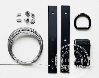 Beadable Dog Collar Release Buckle Accessories,DIY Beaded Dog Necklace Gift