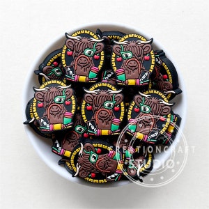 Cow Focal Beads, Silicone Beads,Teacher Beads, Focal Beads For Pens