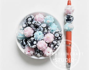 Muschel-, Seestern- und Perlen-Acrylperlen, Ozeanperlen, Schmuckstift-Bastelbedarf