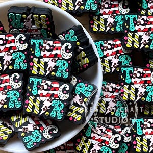 Teacher Focal Beads,Silicone Beads, Focal Beads Silicone,Bulk Beads,Keychain Beads