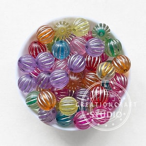 16mm Corrugated Acrylic Beads,Gumball Beads,Balloon Beads,Loose Beads