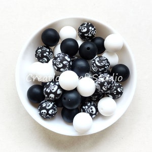 Wholesale Silicone Beads, 12/15mm Round Silicone Beads, Silicone Beads DIY Necklace Charm Keyring Keychain, Mixed Colors Silicone Beads