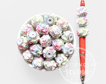 Star Acrylic Rhinestone Fancy Beads,For Bag Charm Ornament Jewelry Accessory DIY