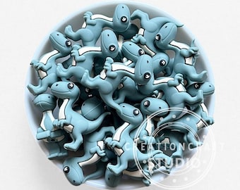 Wholesale Dinosaur Silicone Focal Beads,Craft Loose Beads for Keychain Making