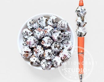 Highland Cow Rhinestone Animal Polymer Clay Fancy Beads,Country Beads for DIY Pen