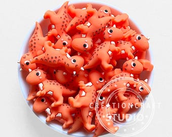New Dinosaur Silicone Focal Beads,Shape Bead DIY Jewelry Craft Accessories