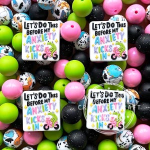 24/48Pcs Mixed Silicone Beads,Focal Beads,15mm Beads,Beads Mix,Silicone Assorted Beads,Bulk Beads