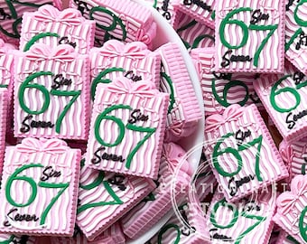 67 Six Seven Bow Focal Beads,Silicone Beads in Bulk,DIY Pen