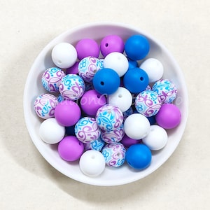 Mixed Lot Silicone Round Beads, 12/15mm Silicone Beads, Loose Beads, 20/50/100Pcs Silicone Beads, Round Beads, Jewelry Accessories