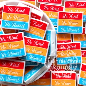 Inspire Focal Beads,Be Kind Beads,Silicone Beads Bulk,Quotes Beads