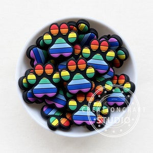 Rainbow Paw Focal siliconenkralen, hondenpootkralen