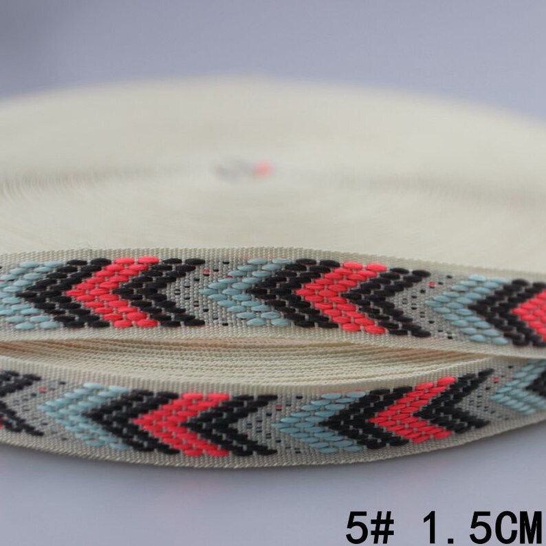 Jacquard Trim Sewing Ribbon Fabric Ribbons Renaissance Trim Etsy