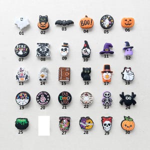 Cuentas de Halloween, Cuentas espeluznantes, Cuentas focales de silicona, Cuentas a granel, Cuentas de silicona para bolígrafo