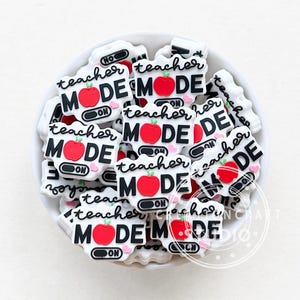 Teacher Beads,Teacher Day Beads,Silicone Focal Beads,Wholesale Beads