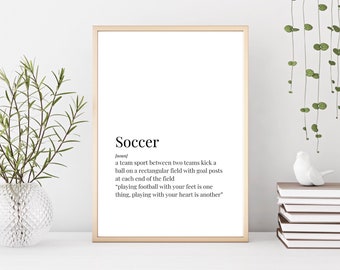 Soccer Bedroom Decor Etsy
