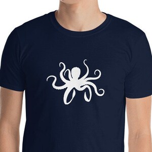 T-shirt Octopus • T-shirt unisexe à manches courtes • T-shirt pêche • T-shirt Océan • T-shirt Wildlife • T-shirt Ink • T-shirt Floride • Coastal