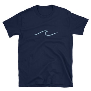 Blue Wave T-shirt • Ocean Wave Beach t-shirt • Beach Waves • Surfing • Ocean T-shirt • Women&#39;s t-shirt • Florida • Coastal • Gift for him