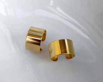 Minimalist Unisex Ear Cuffs, 18K Gold Plated, Stainless Steel, Stack Earrings