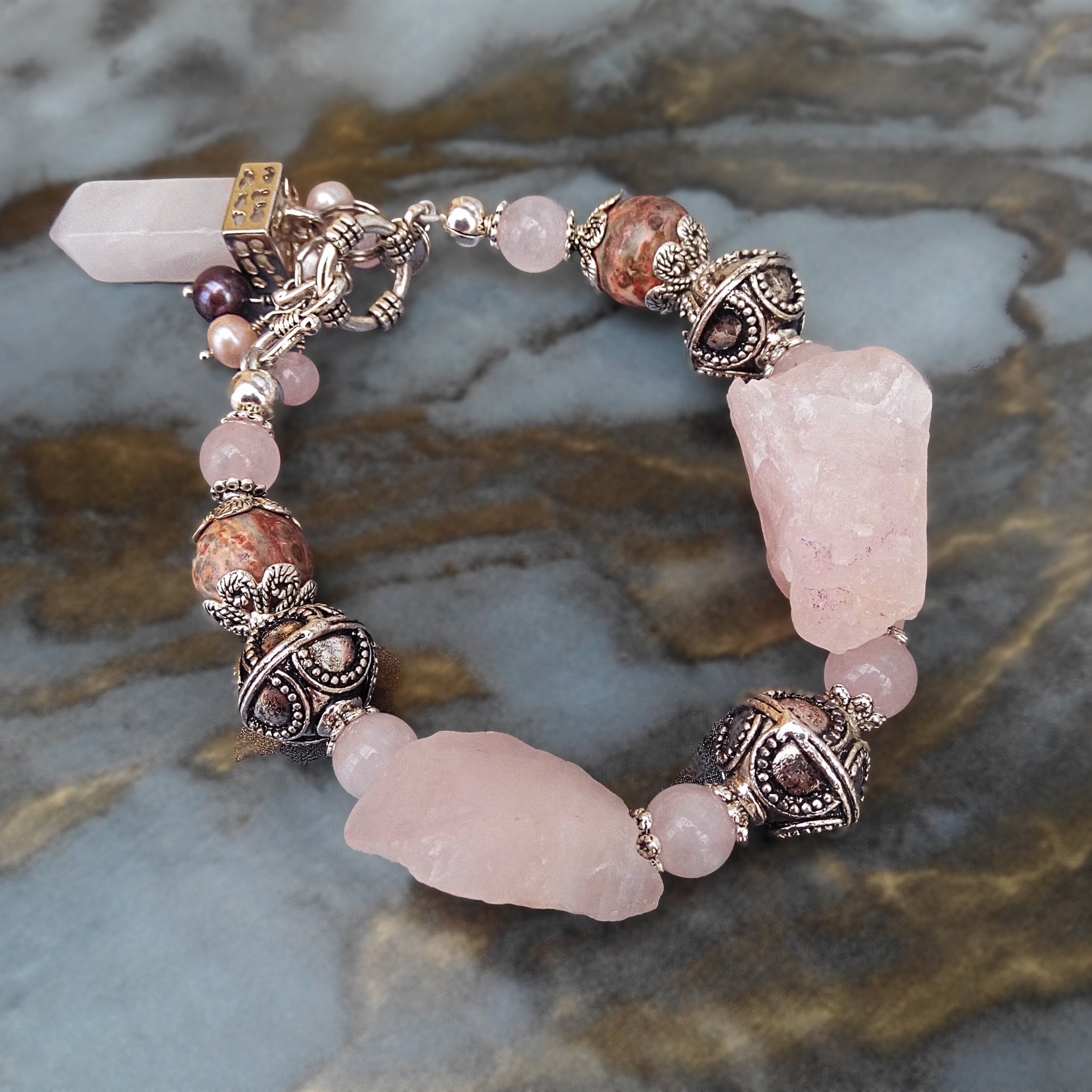 Large Stone Bracelet Etsy Singapore