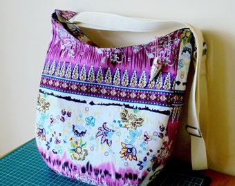 Redbird flower cross body bag