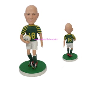 Bobbleheads custom,gifts for parents, Father&#39;s day gift,The third Sunday of June,Grandpa gift,Football Fan, Rugby; American football