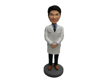 custom bobbleheads,doctor bobblehead,gifts for a doctor,medical school graduation gift,dentist bobblehead,doctor gift, wedding cake topper