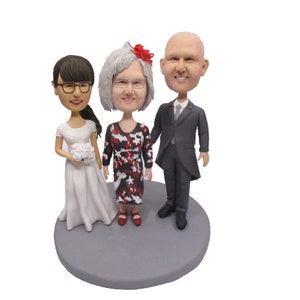 Custom family Bobblehead,Bobbleheads custom,  Anniversary Gift for parents and daughter