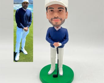 Rush order-Custom Golf Bobbleheads,Dad Golf Golf Bobblehead,Golf Gifts For Him,Custom Boss Gifts For Golf lovers,Christmas Gifts for Golfers