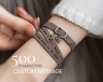 Pulsera de ánimo para adolescentes, regalo personalizado para fomentar la confianza.