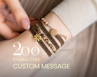 Pulsera de graduación personalizada para adolescente, regalo para hija, regalos para chicas adolescentes