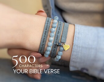 Pulsera Jeremías 29:11 para mujer, regalo personalizado con versículo bíblico, pulsera de aliento cristiano