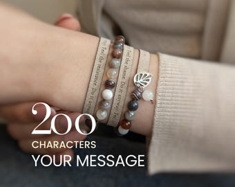 Pulseras inspiradoras para adolescentes, regalo motivacional personalizado, joyería para chicas adolescentes