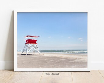 Captivating Lifeguard Stand Art - Jersey Shore Beach Photography Print