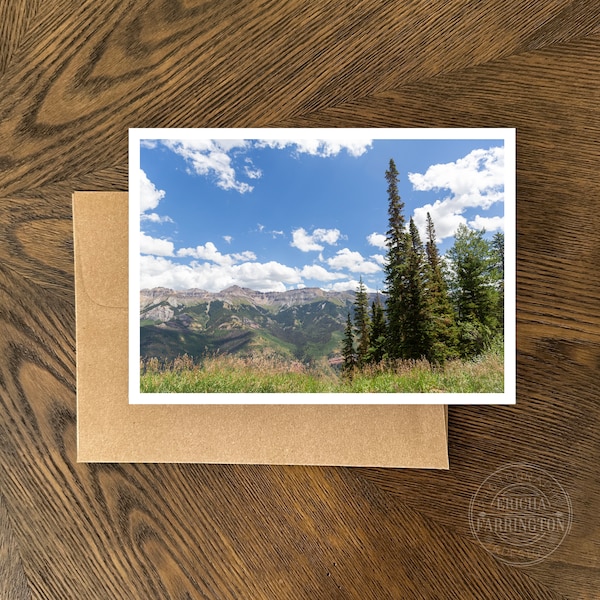 Note Card for Nature Lover, 5x7 All Occasion Blank Card, Colorado Photography, Mountain Note Card, Art Print, Photo Note Card, Handmade
