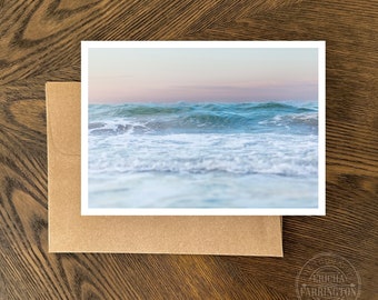 5x7 Greeting Card, All Occasion, Blank Notecard, Ocean Photography, Coastal Art, Nautical Gift, Photo Notecard, Gift for Mom, Gift for Her