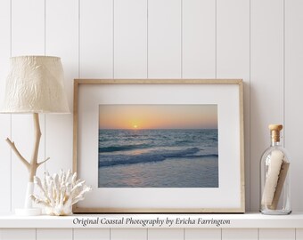 Sarasota Beach Sunset Print – Gulf Coast Photography, Florida Decor